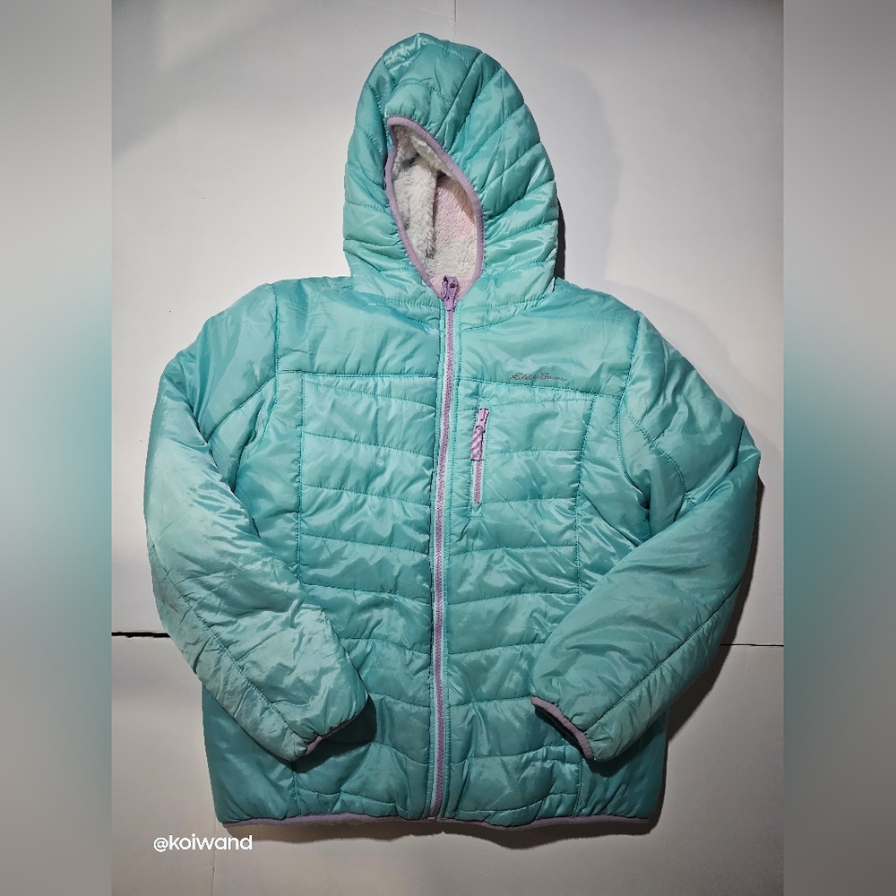 Eddie Bauer 2 in one Reversible Puffer Size L